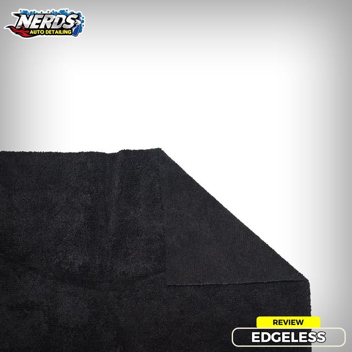 Gambar Nerds Black Microfiber kain lap microfiber 40x40 320gsm PremiumQuality - Edgless dari Nerds Autodetailing undefined Tokopedia