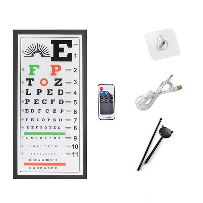 Gambar Snellen Chart Elektrik / Alat Test Mata / Tes Mata Rabun Manual - 1set dari GUDANG-TEKNIKU undefined Tokopedia