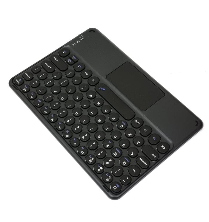 Gambar Keyboard Bluetooth Touchpad Mini Slim Wireless Keyboard Trackpad - Hitam dari Buana Online Store undefined Tokopedia