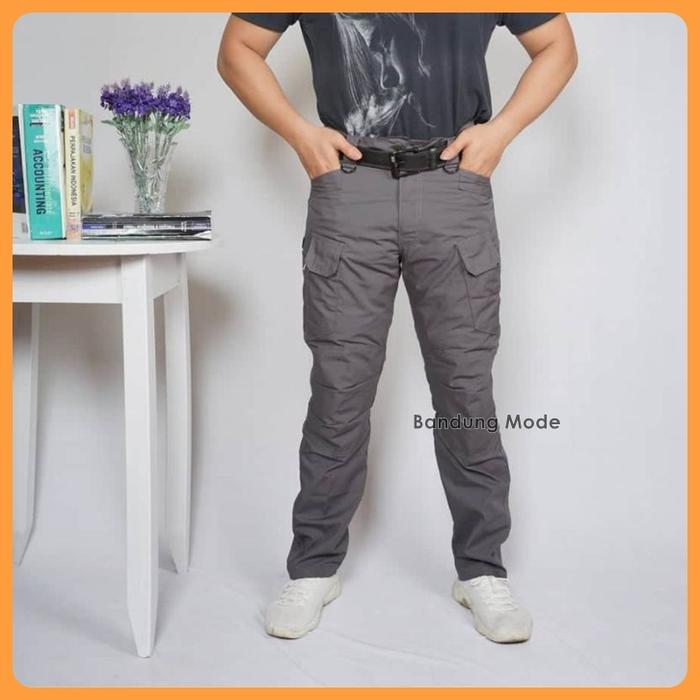 Gambar CELANA PANJANG PDL BIG SIZE / CELANA LAPANGAN PRIA JUMBO 28-50 - Abu', 28-30 dari Denn Pram undefined Tokopedia