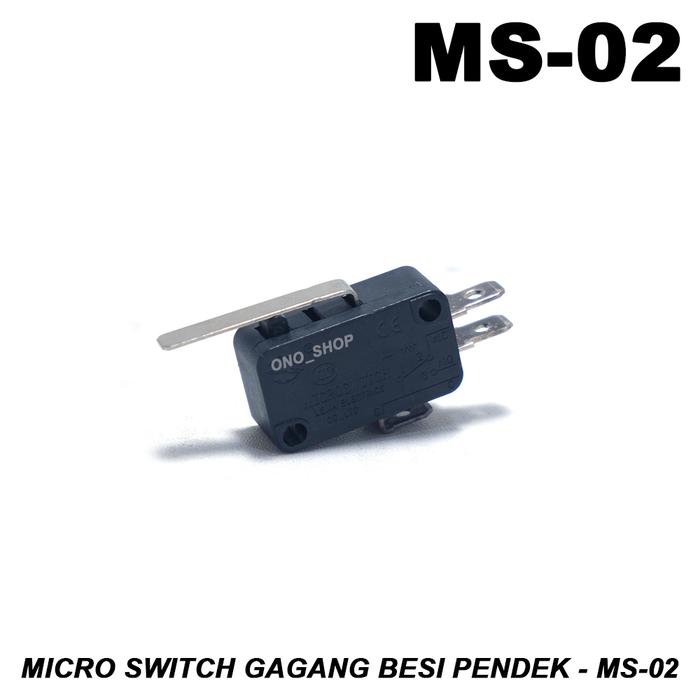 Gambar Saklar Microswitch Medium - Micro Switch Limit Switch 1NO 1NC - MS-02 dari Ono Shop undefined Tokopedia