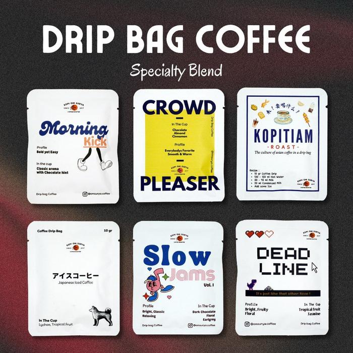 Gambar Set 10 pcs Coffee Drip Special Series & Classic Series - SpecialSeries dari Kopi Om Surya undefined Tokopedia