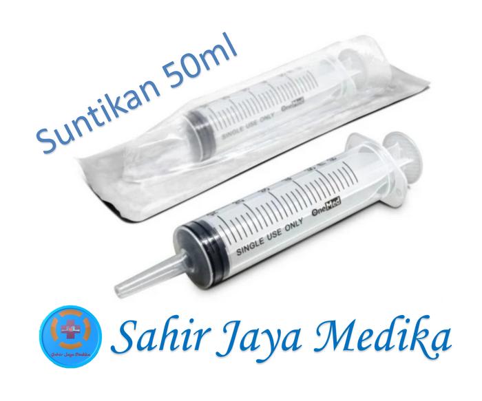 Gambar Suntikan Besar Spuit Jumbo 100 ml Disposable Syringe Catheter Tip 50cc - 50cc dari Sahir Jaya Medika undefined Tokopedia
