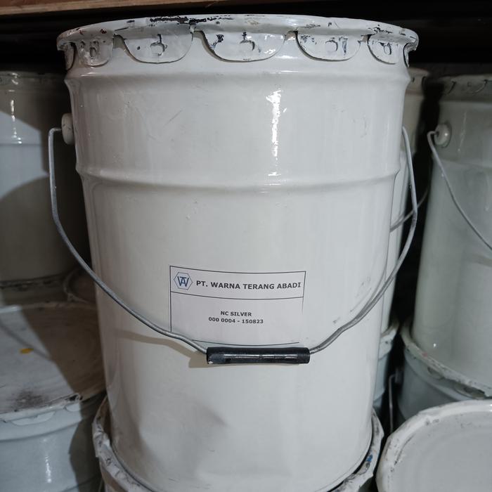 Gambar Cat Silver pail 20kg / silver nc pailan dari Toko cat tekhnik undefined Tokopedia