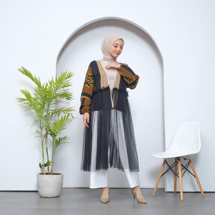 Gambar Ravnick GOLDEN OUTER AYRA & KEMEJA TENUN TROSO TORAJA ASLI SONGKET - OUTER AYRA SAJA, XL dari Ravnick Official undefined Tokopedia