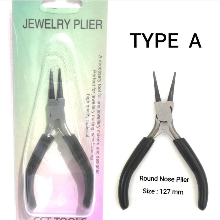 Gambar Round Nose Plier - Tang Pembulat - Tang Loop - Jewelry Plier - Craft - TYPE A dari Tonaza undefined Tokopedia