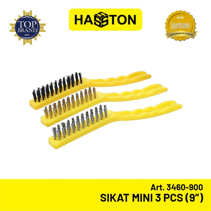 Gambar Hasston Sikat Kawat Besar 9" Set 3Pcs (3460-900) dari Hasston Tools undefined Tokopedia