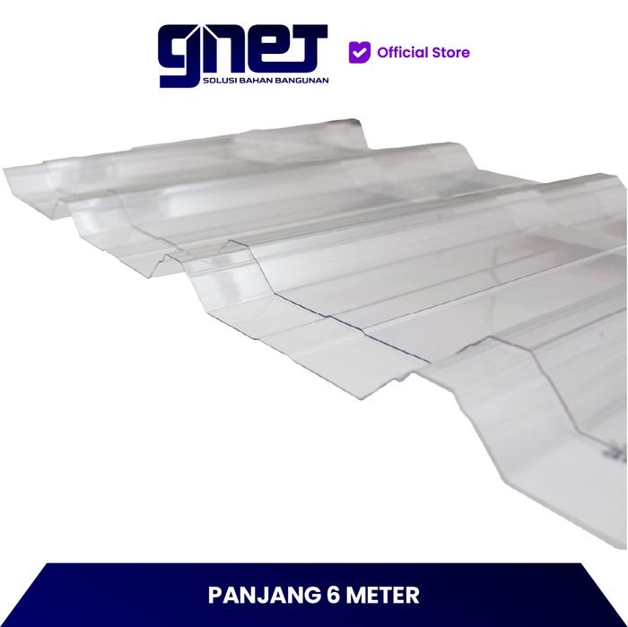 Gambar GNET Trimdeck Elite Tali Air | Atap Transparan Trimdek Polycarbonate - 6 Meter dari GNET Official Store undefined Tokopedia
