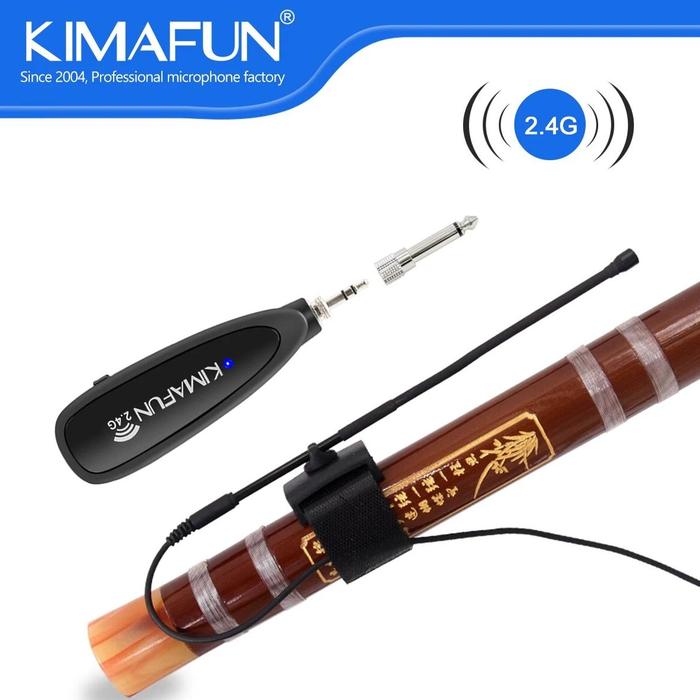 Gambar WR001 KIMAFUN 2. 4G Wireless Musical Instruments Auto paring Micropho dari Volz Working undefined Tokopedia