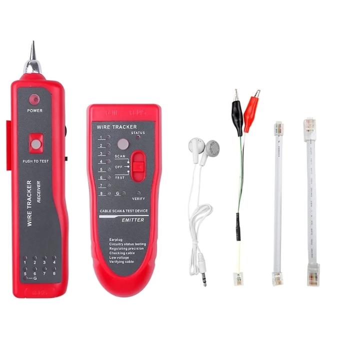 Gambar Wire Tracker Cable Diagnostic Testing Kabel LAN UTP Tester RJ45 RJ11 - WireTracker 868 dari Pi Toserba undefined Tokopedia