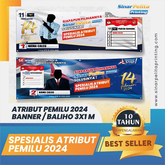 Jual Spanduk Kampanye | Banner Kampanye Partai | Spanduk Pemilu - Kota