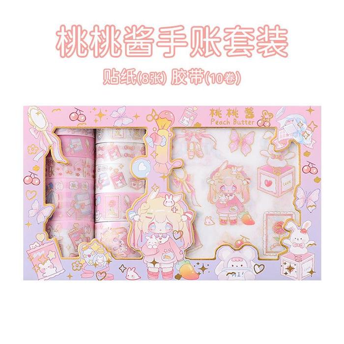 Gambar Sticker Set Box 10 Gulung 8 Lembar Anime Cute Girl 2 Baris PVC Unik - Lilac dari Bobo Stuff undefined Tokopedia