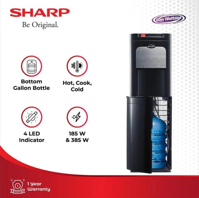 Gambar Dispenser Galon bawah Sharp 72 EHL dari Sunjui Elektronik undefined Tokopedia