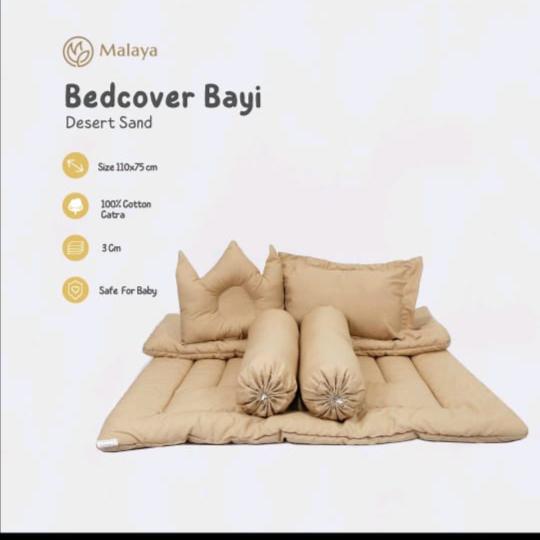 Gambar BABY BEDDING SET / BEDCOVER SET BAYI NEWBORN / BADCOVER SET MALAYA - DESSERT SAND dari MALAYA BABY undefined Tokopedia
