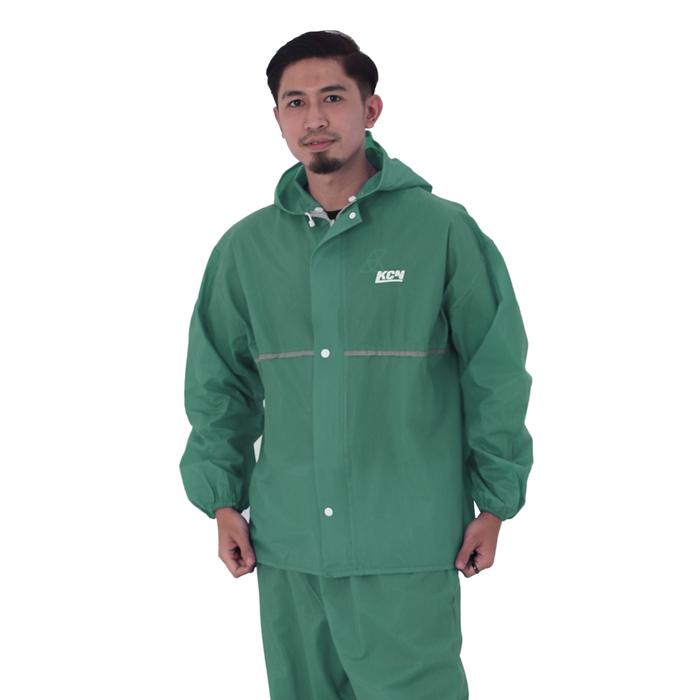 Gambar Jas Hujan KCN Sealing Press Pria Wanita Bonus Pouch Setelan Biru - Army dari KHN Store undefined Tokopedia