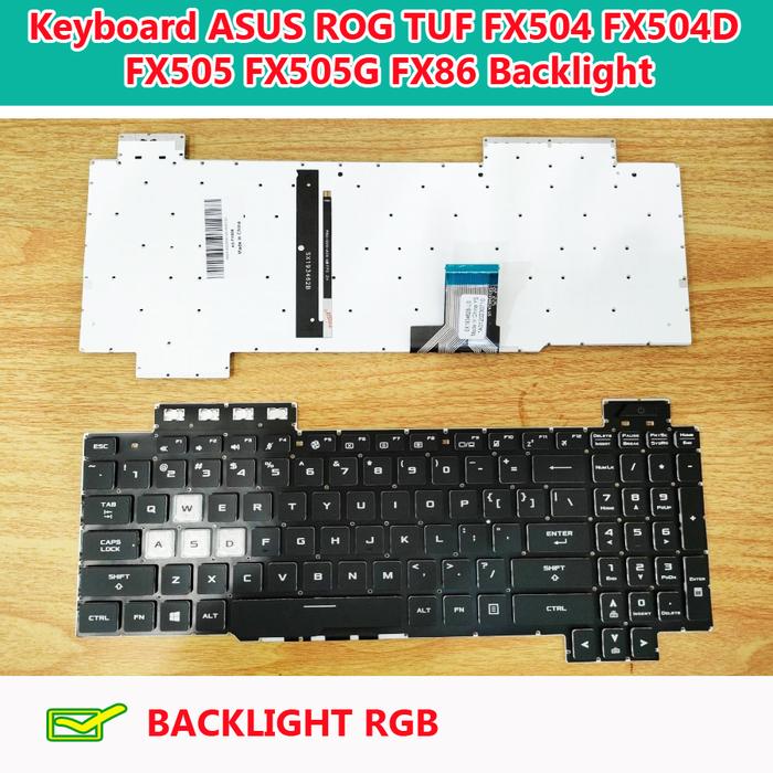 Noir-Juste de clavier pour ASUS TUF Gaming, étui de protection en silicone, FX503, FX504