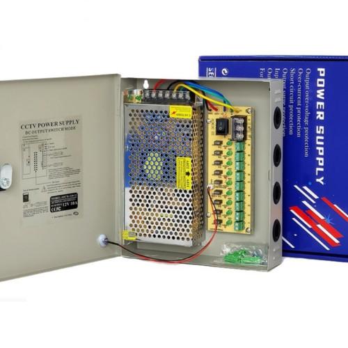 Gambar Panel Power Supply Box CCTV 12V 12 Volt DC 10A 20A 30A PSU Terpusat - Panel 12V 10A dari Pi Toserba undefined Tokopedia