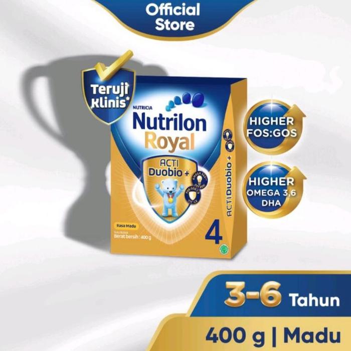 Gambar Nutrilon Royal 4 Susu Pertumbuhan Anak Usia 3-6 Tahun - Vanilla, 400gr dari BerkahIbu Storee undefined Tokopedia