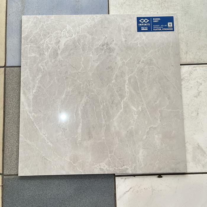 Gambar Granit INFINITI 60x60 GLOSSY GRADE A - RUSSEL GREY dari MAKMUR JAYA KERAMIK_NEW undefined Tokopedia