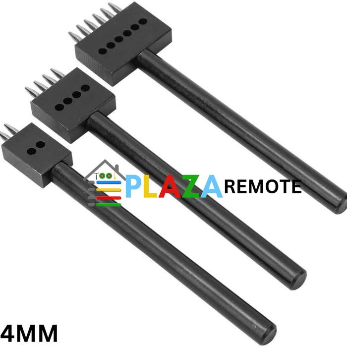 Gambar PELUBANG PEMBOLONG KULIT KOTAK SET 3IN1 4MM/5MM/6MM - 4MM, Hitam dari PLAZAREMOTE undefined Tokopedia