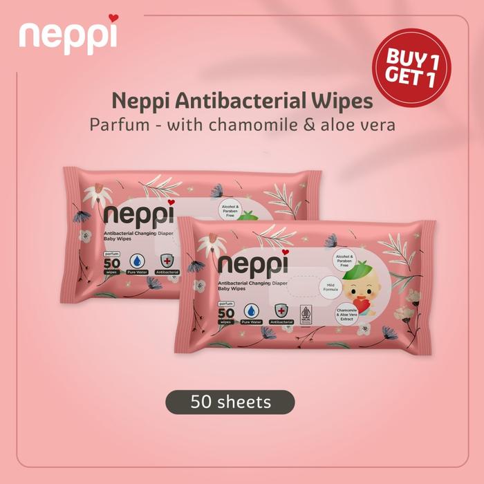 Gambar Neppi Antibacterial Changing Diaper Wipes Buy 1 Get 1 Free dari Ciku Baby Shop undefined Tokopedia