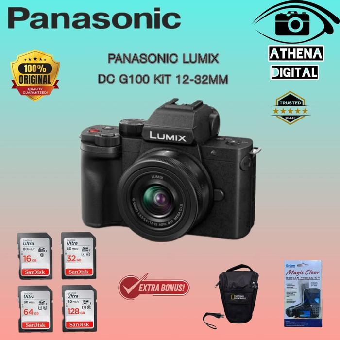 Jual PANASONIC LUMIX DC-G100 KIT 12-32MM LUMIX DC-G100 KIT 12