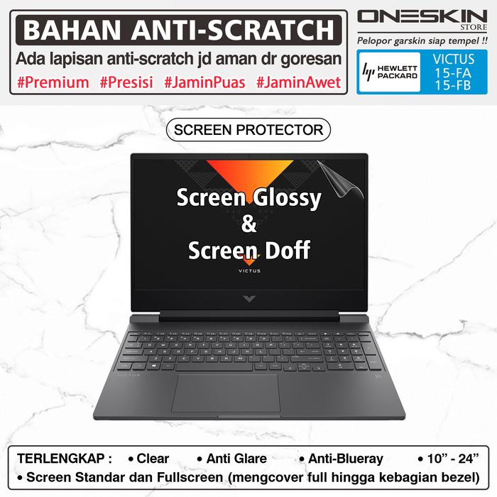 Gambar Pelindung Keyboard Protector HP Victus 15-fa fa0116tx fa0119tx Silikon - Screen Glossy dari Oneskin Store Indonesia undefined Tokopedia