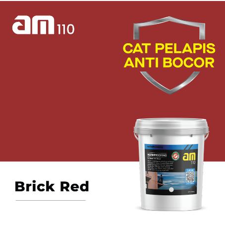 Gambar AM 110 - CAT PELAPIS ANTI BOCOR WATERPROOF kemasan 20kg - Brick Red dari WANDA PAINTS undefined Tokopedia
