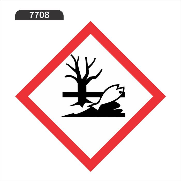 Gambar Stiker Simbol B3 ukuran 30x30 cm plat alumunium - 7708, 30x30cm dari SAFETY SIGN INDONESIA undefined Tokopedia