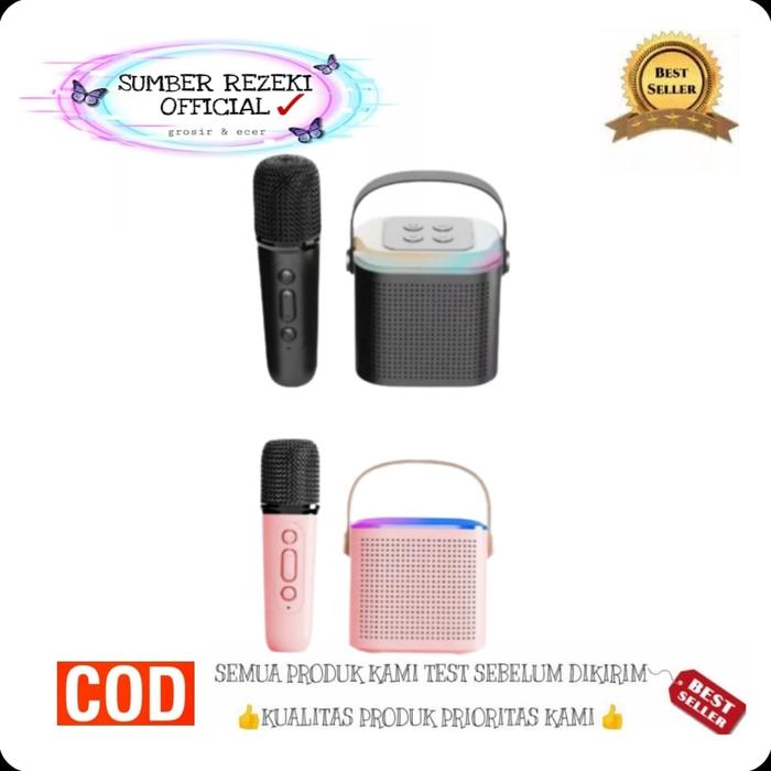 Jual SR - Speaker Karaoke K3 Portable + Microphone Bluetooth Mini ...