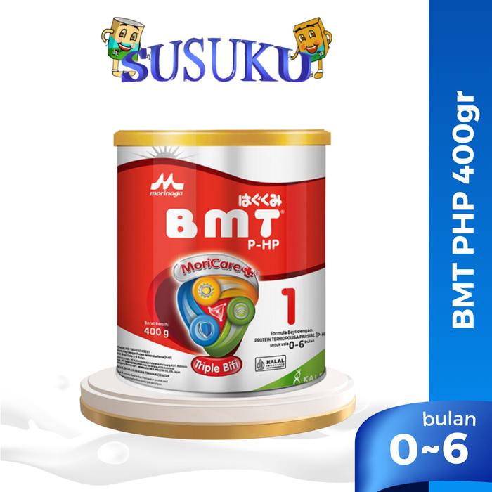Gambar Morinaga BMT PHP Susu Formula Bayi 0-6 bulan 400gr / 800gr - 400GR 24S dari susuku.id_NEW undefined Tokopedia