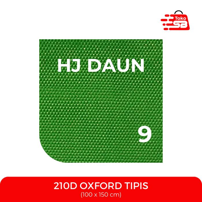 Gambar Bahan Kain Nylon 210D Oxford Tipis (Meteran) - Hijau Daun dari Soember Baru Jakarta undefined Tokopedia