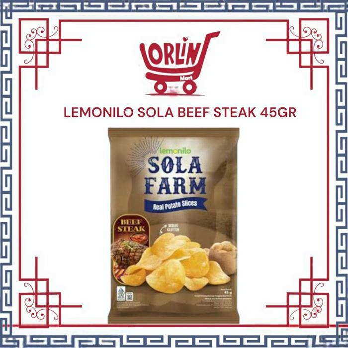 Gambar SNACK LEMONILO SOLA BEEF STEAK 45GR dari Orlin Minimart undefined Tokopedia