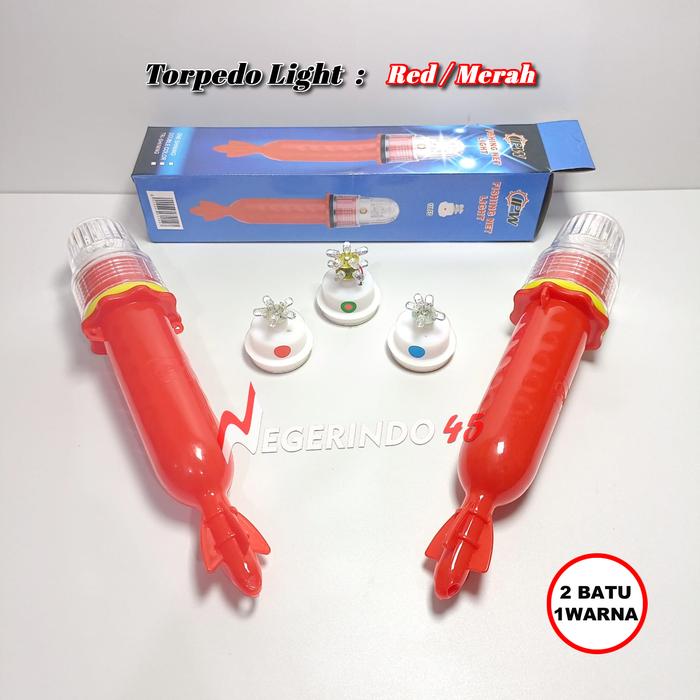 Gambar TORPEDO LIGHT LED / LAMPU TORPEDO / LAMPU KLIP NELAYAN WARNA WARNI - 1WARNA-MERAH dari Negerindo45 undefined Tokopedia