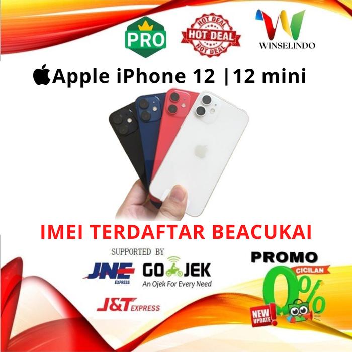 Gambar iPhone 12 / Mini 64GB 128GB 256GB bekas fullset seken original - Iphone 12 Wifi , 64GB TDK TRDFTR dari Winselindo undefined Tokopedia