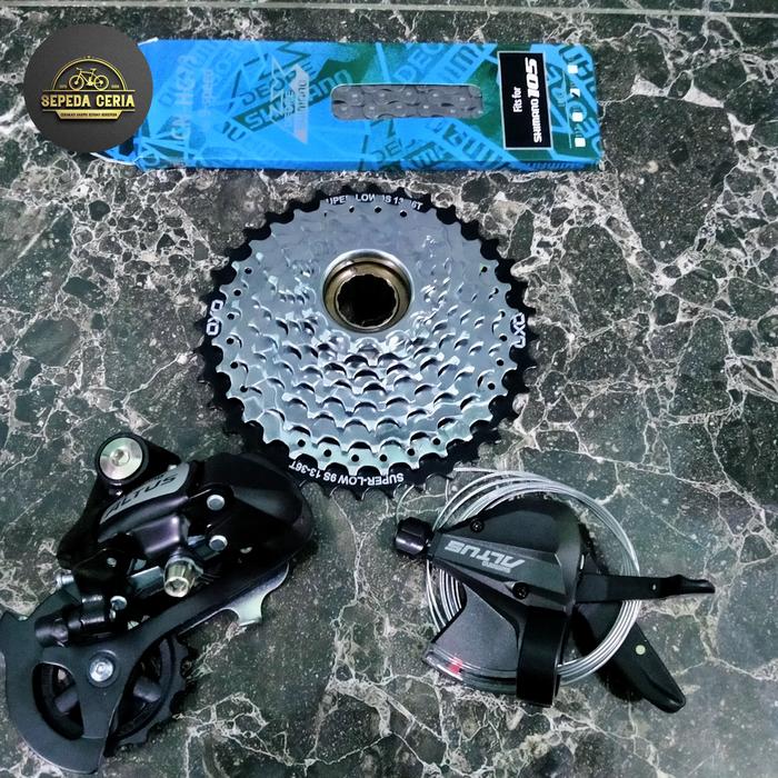 Jual Groupset Ulir Drat Shimano Altus M370 M310 Speed 16