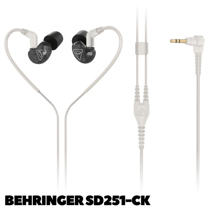 Gambar BEHRINGER SD251 Professional In Ear Studio Monitor | Earphone CK CL BT - SD251-CK dari GH Music Store undefined Tokopedia