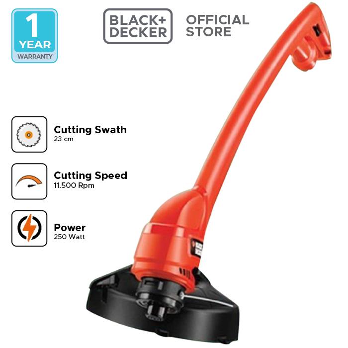 Gambar Black+Decker 250W String Trimmer Pemotong Rumput Senar GL260-B1 - GL260 Only dari Black&Decker ID undefined Tokopedia