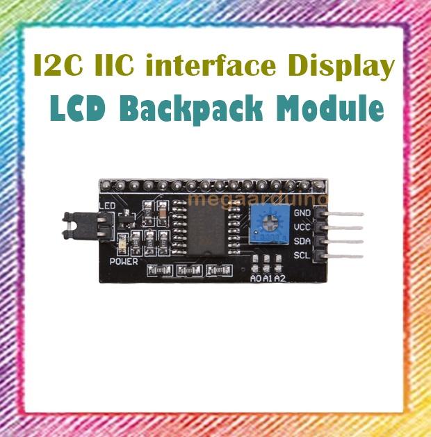 Gambar I2C IIC interface Display lcd Backpack Module dari mega arduino undefined Tokopedia