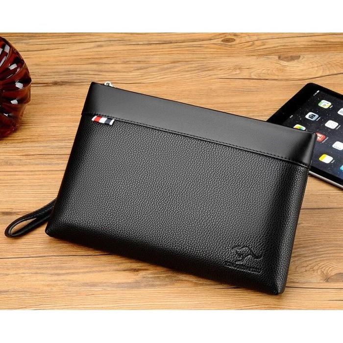 Gambar (EOSDPT02) Business Clutch Model Roma / Tas tangan Handbag Dompet Pria - Hitam dari LINGERIQ undefined Tokopedia