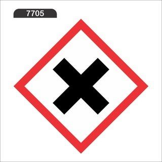 Gambar Stiker Simbol B3 ukuran 30x30 cm plat alumunium - 7705, 30x30cm dari SAFETY SIGN INDONESIA undefined Tokopedia