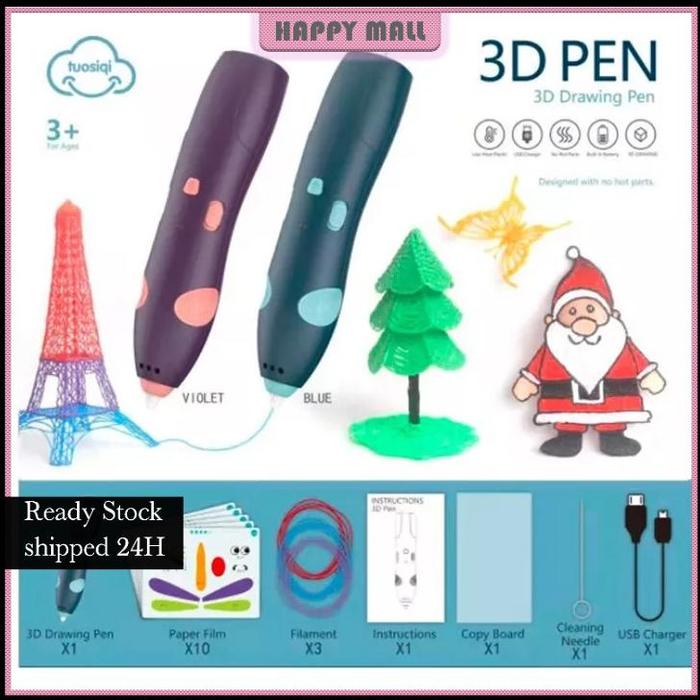 Gambar 【Harga Minimum】Wireless 3D Printing Pen 3D Printer Arts Pen Making dari KARTAMANCA 88 undefined Tokopedia