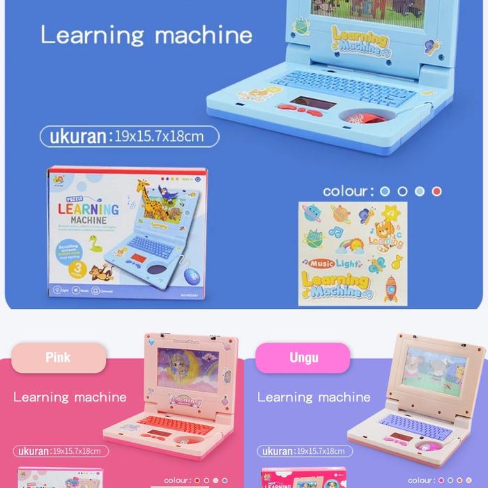 Gambar Mainan Edukasi Anak Laptop Anak / Sarana Belajar Anak - mini dari Olive Tree Indonesia undefined Tokopedia