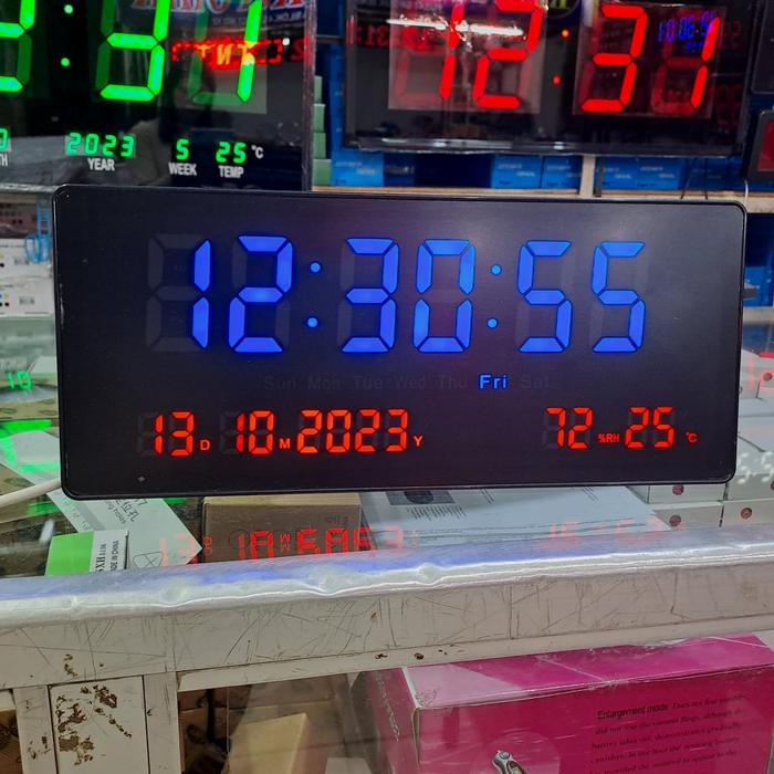 Gambar Jam Digital Led Alarm Dinding / Meja 3608 - Biru dari DIGITAL GROSIR undefined Tokopedia