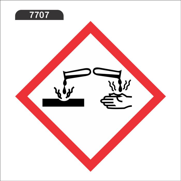 Gambar Stiker Simbol B3 ukuran 30x30 cm plat alumunium - 7707, 30x30cm dari SAFETY SIGN INDONESIA undefined Tokopedia