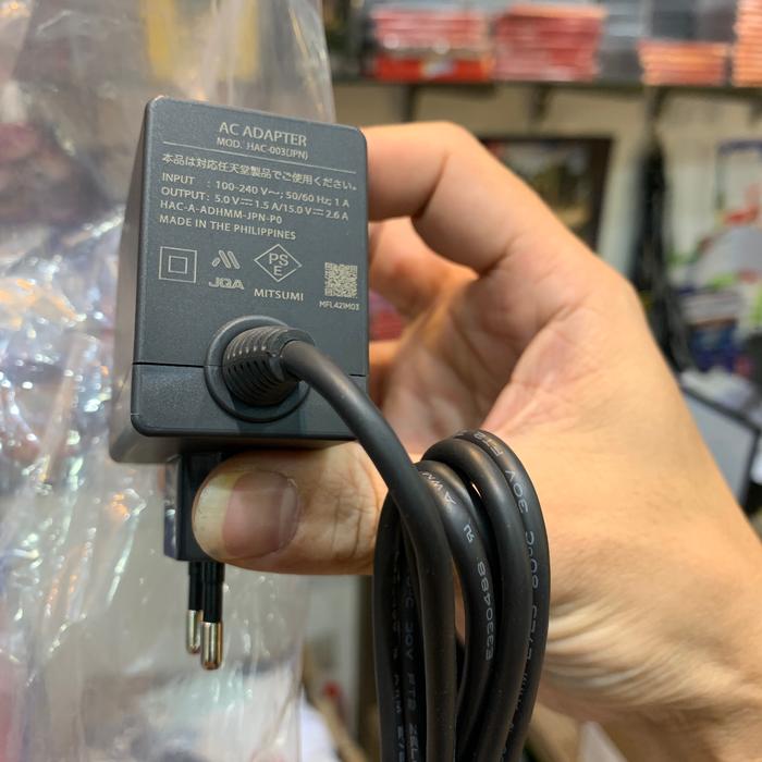 Gambar Nintendo Switch Charger / Adaptor / Adapter (Asli / Original Mesin) - NintendoOemBlet dari Liberty Game Store undefined Tokopedia