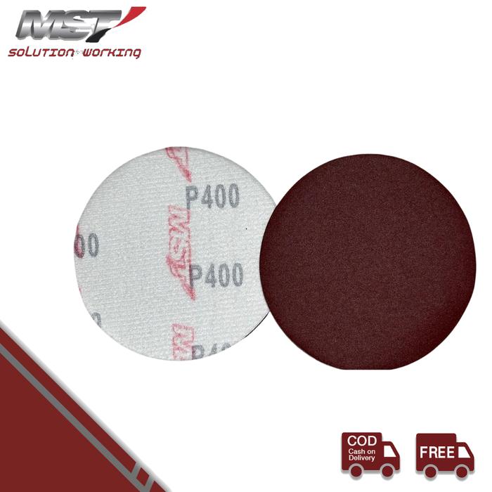 Gambar MST Amplas Bulat Velkro 4" Amplas Tempel Kayu - Grit 400 dari MST TOOLS undefined Tokopedia