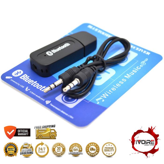 Gambar Bluetooth Music Receiver 3.5mm / Usb audio bluetooth receiver dari Ivoire Concept Store undefined Tokopedia