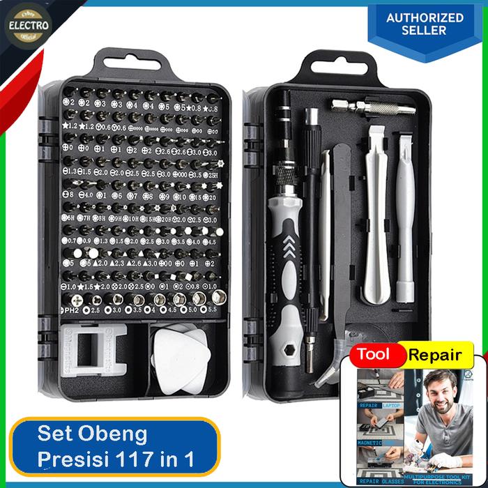 Jual Screwdriver 117 in 1Set Reparasi Smartphone Laptop Precision - Kab ...