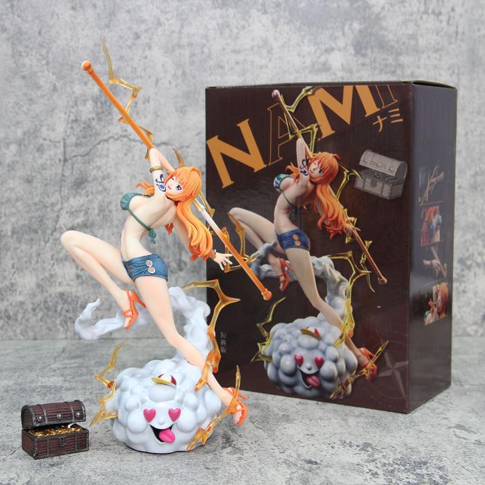 Gambar Action Figure Nami Zeus IU STUDIO GK STATUE Anime One Piece Favorit - A. 30CM BOX dari ELSA KADO STORE undefined Tokopedia